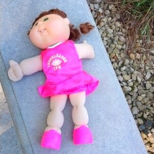 Cabbage Patch Kids  Cheerleader Doll Green Eyes All Original Outfit 2012